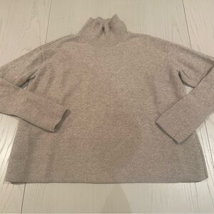 Everlane cashmere boxy turtleneck